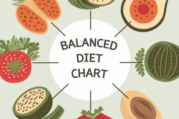 Balanced diet chart for kids with meal recommendations