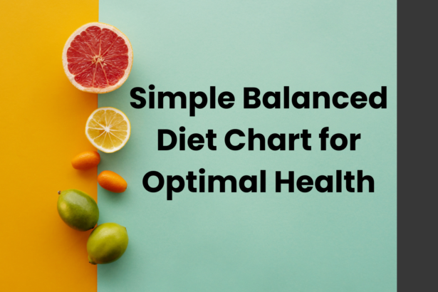 Simple Balanced Diet Chart The Ultimate Guide to Healthy Eating