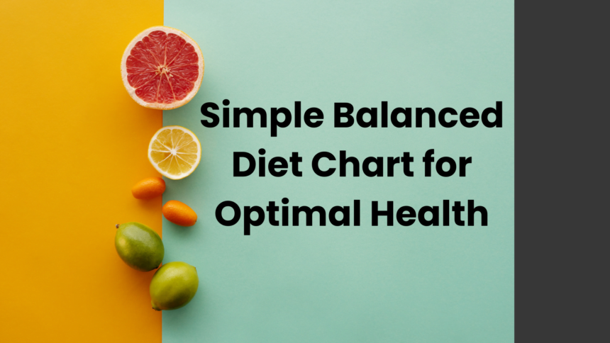 Simple Balanced Diet Chart The Ultimate Guide to Healthy Eating
