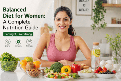 A balanced diet for women means eating a mix of protein,